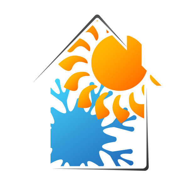 空调房剪影图片下载