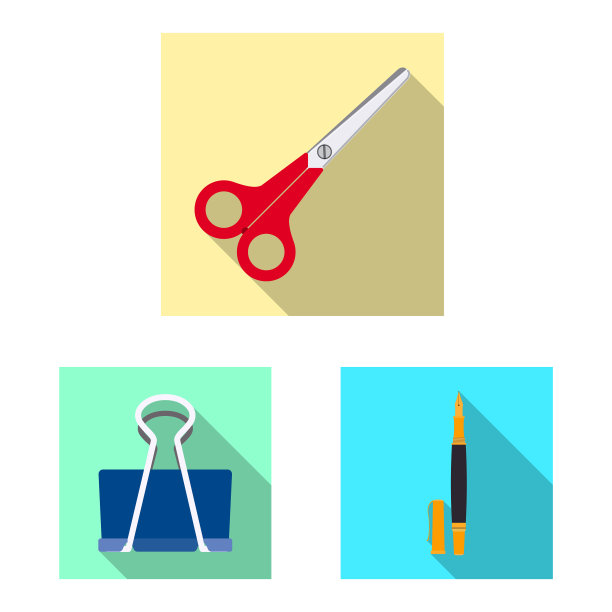 办公用品标识的设计图片下载