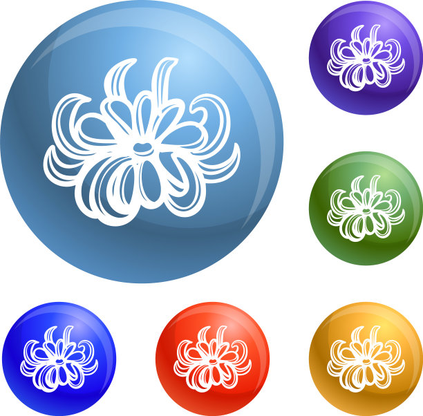 生物金盏花图标集图片下载