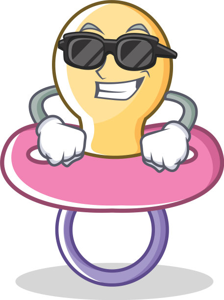 超级酷的婴儿奶嘴人物卡通图片下载