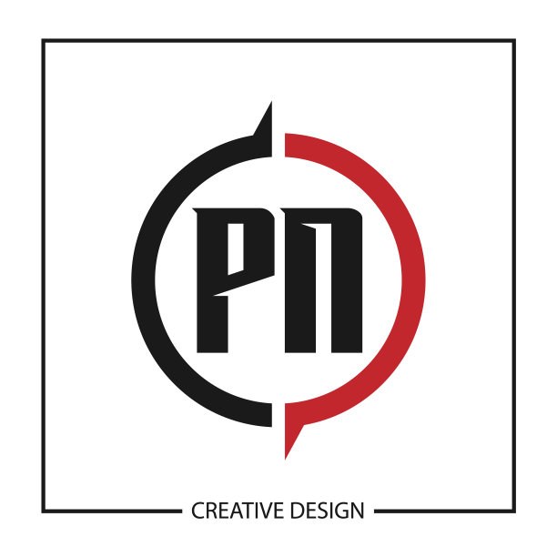 首字母pn标志模板设计图片下载
