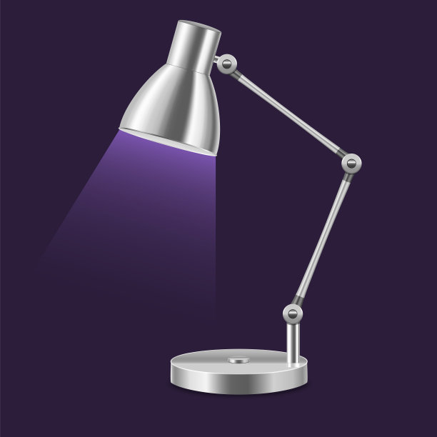 仿模板空白金属台灯图片下载