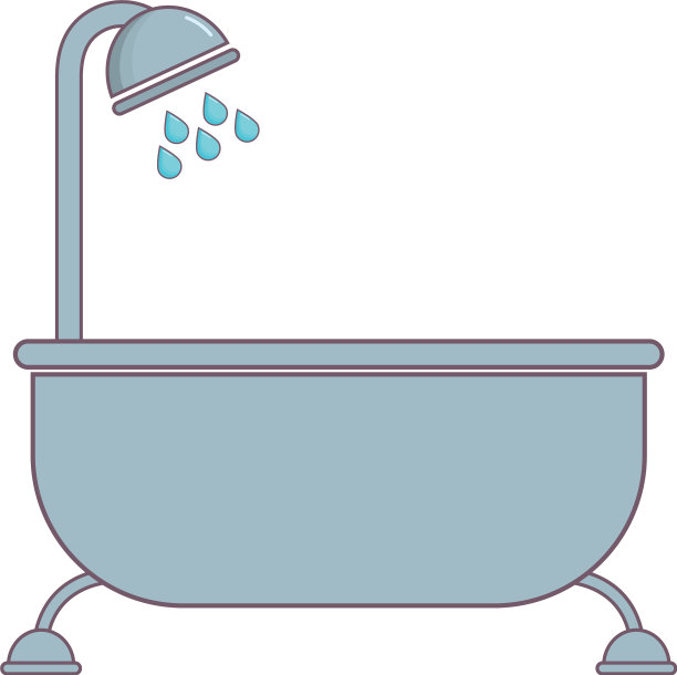 浴缸图标图像图片下载