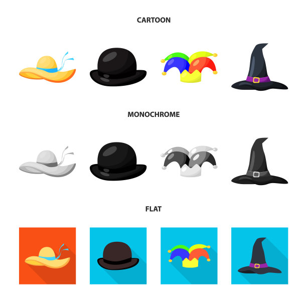 服装及帽子标志系列设计图片下载