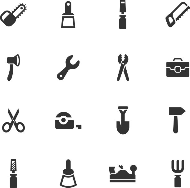 工作工具图标集图片下载