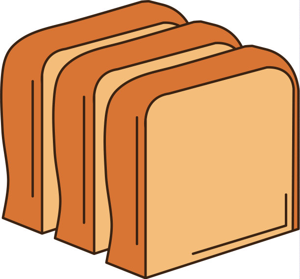 美味的烤面包图标图片下载