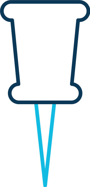 学校推钉图钉侧视图工具图片下载