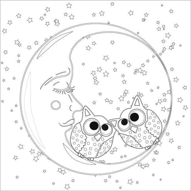 涂色书成人和儿童涂色图片下载