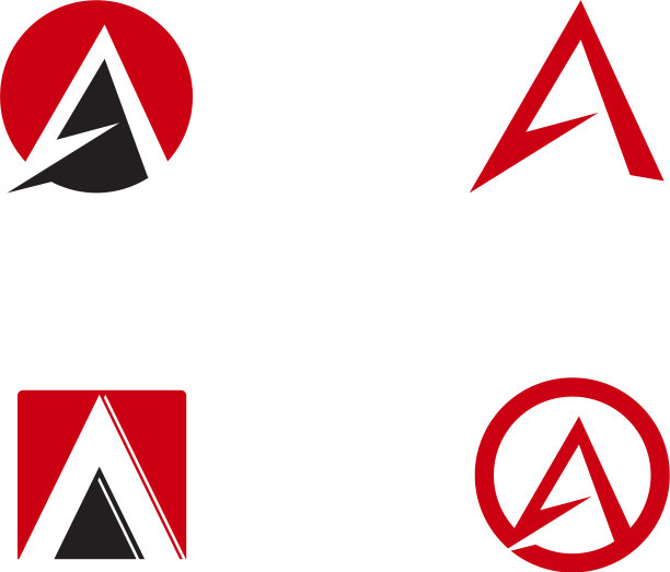 一个字母标识业务模板图标图片下载