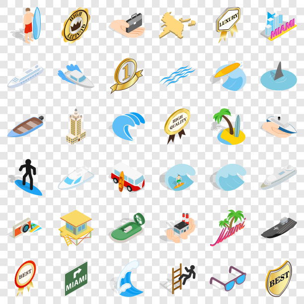 船只图标设置等距样式图片下载