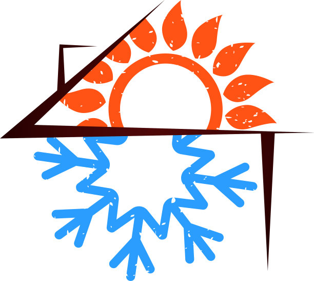 空调房剪影图片下载