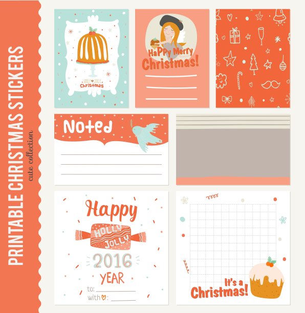 收集可爱的日记卡片图片下载