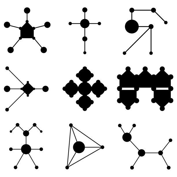分子图标集图片下载