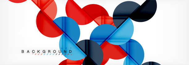 现代几何抽象背景-圆图片下载