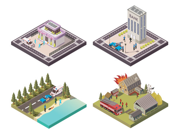 救援服务2x2组合图片下载