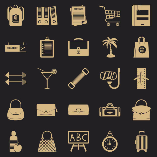 包图标设置简单的风格图片下载