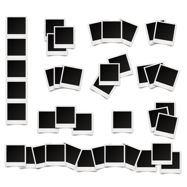 一套贴在胶带上的方形大相框图片下载