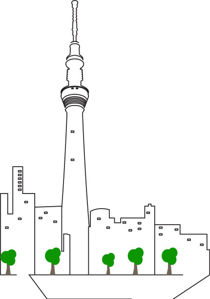 孤立的东京城市图片下载