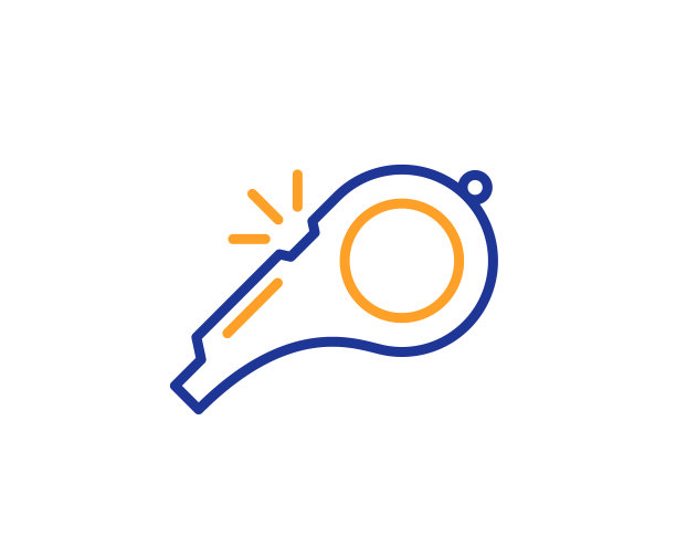 哨声线图标开球标志图片下载