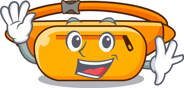 舞动腰袋的造型吉祥物图片下载