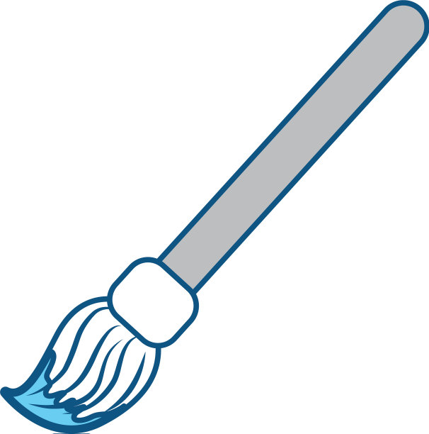 油漆刷的艺术图片下载