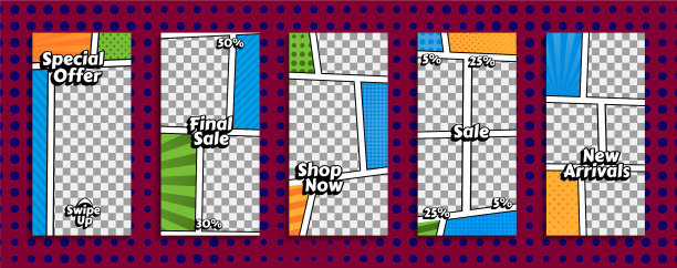 丰富多彩的故事模板图片下载