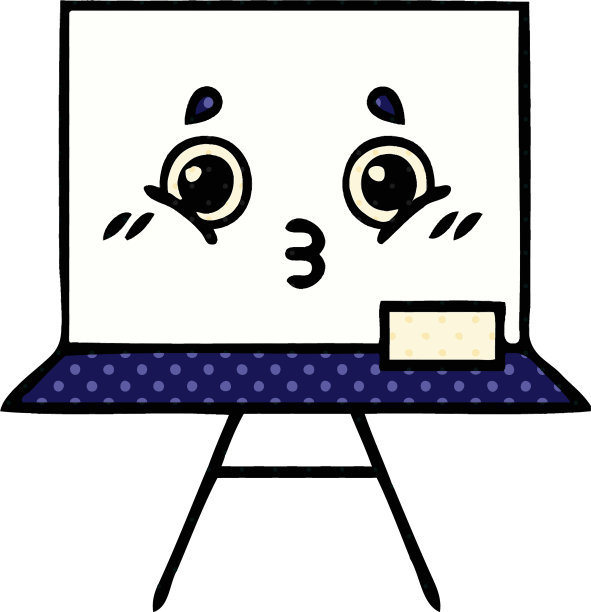 漫画书风格的卡通白板图片下载