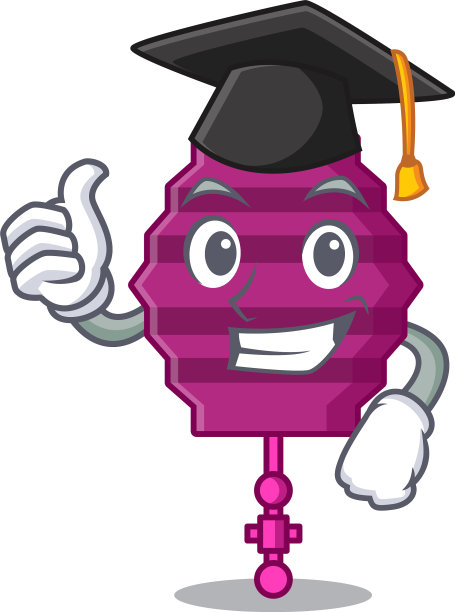 毕业纸彩灯人物卡通图片下载