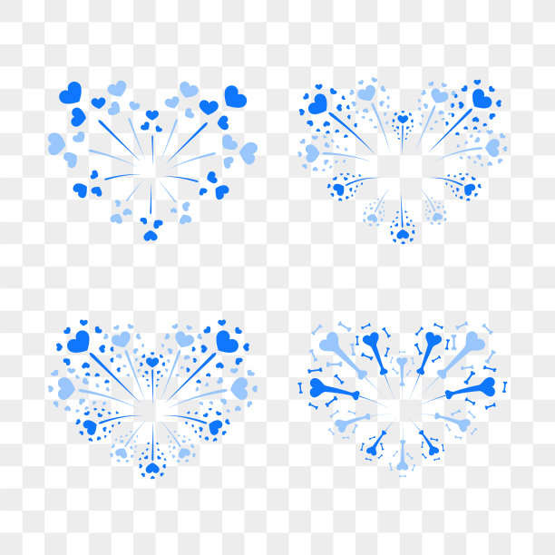 美丽的烟花放飞心灵浪漫的礼炮图片下载