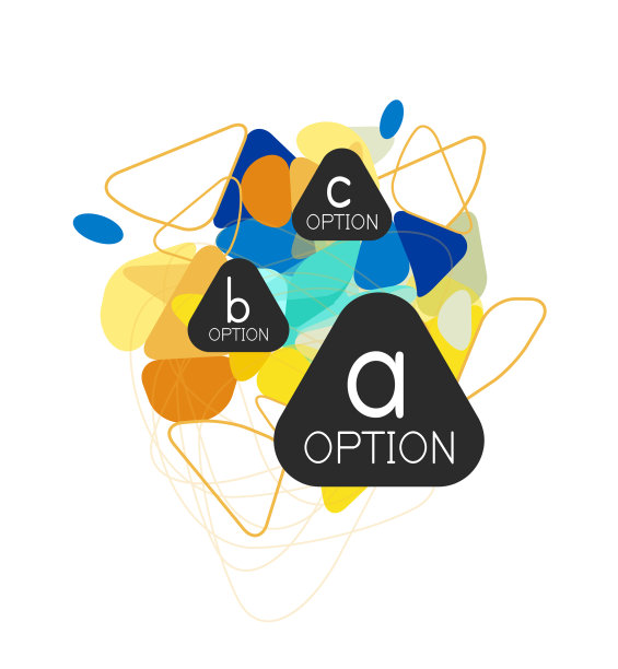 三角信息图设计布局图片下载