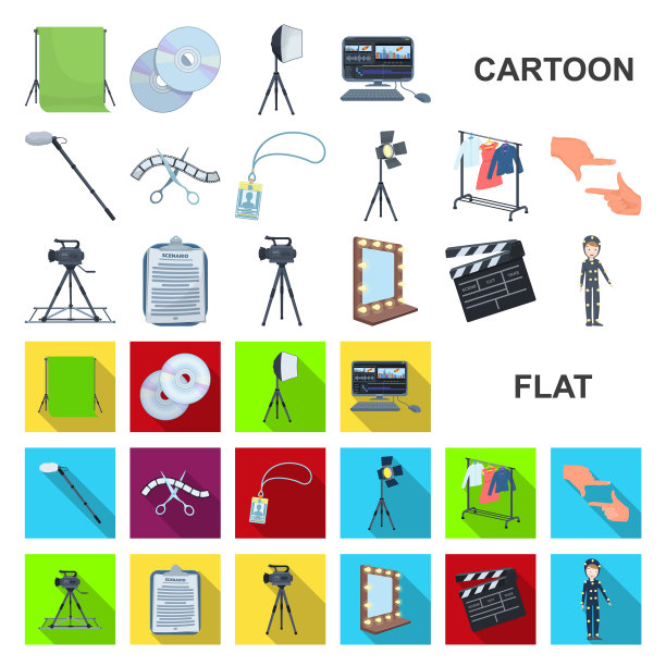 制作一个电影卡通图标集合图片下载