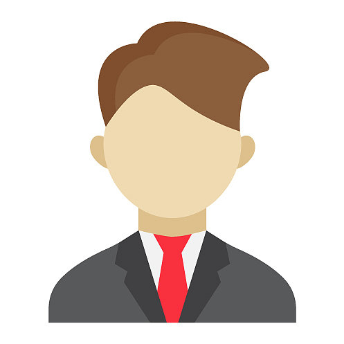 商人平面图标的企业和人图片下载