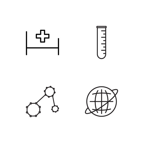 医疗简单概述图标设置图片下载