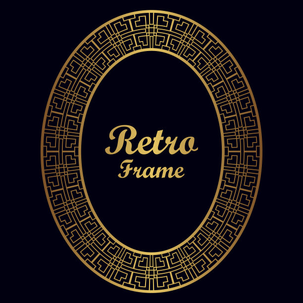 装饰艺术复古边框图片下载