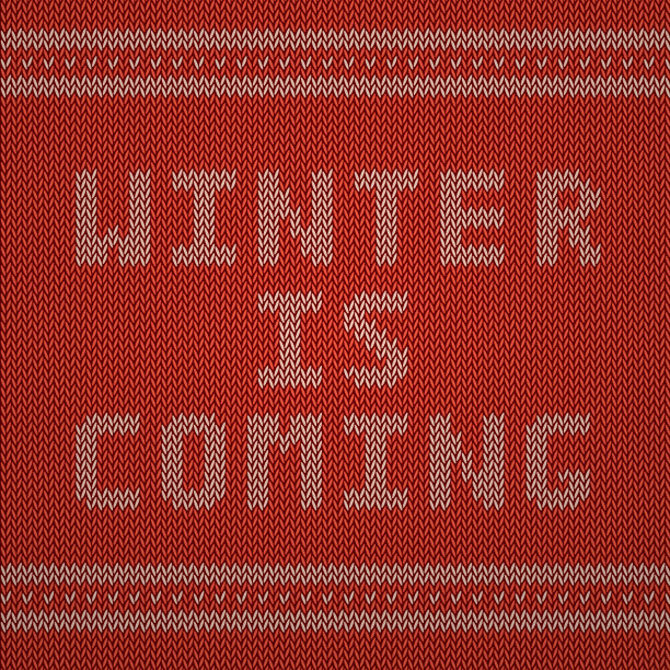 针织花样冬天来了图片下载