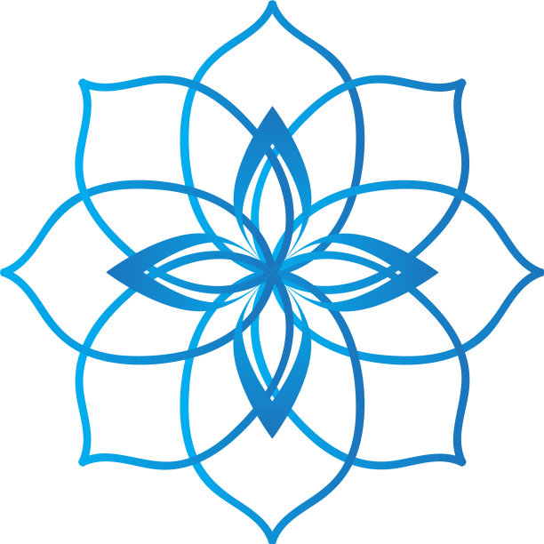 孤立荷花图标图片下载