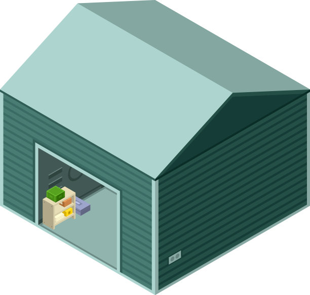 车库图标等距风格图片下载