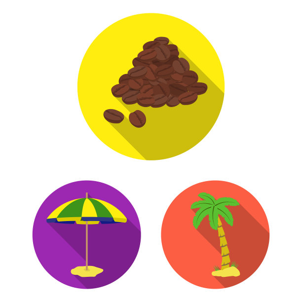 国家巴西平面图标集合为图片下载