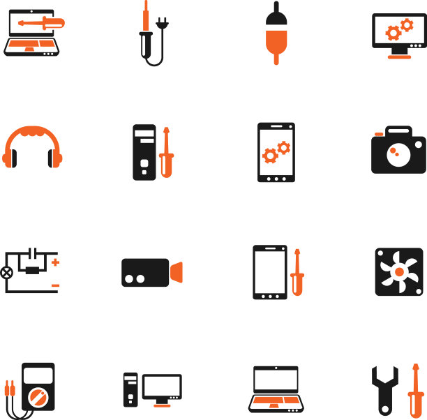 电子维修图标集图片下载