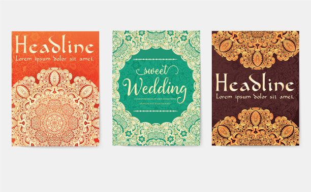 万能传单3x4独特的装饰图片下载