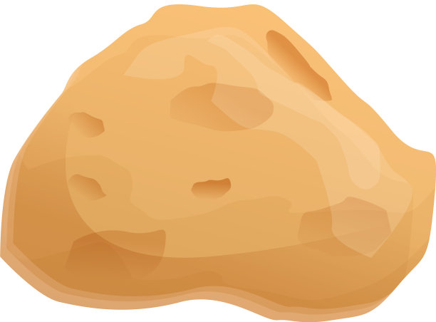 水族馆石头图标卡通风格图片下载