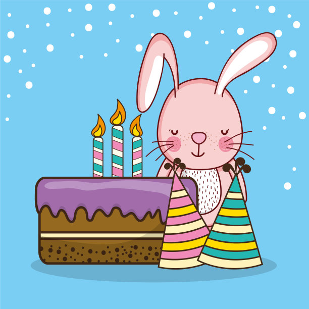 生日贺卡卡通图片下载