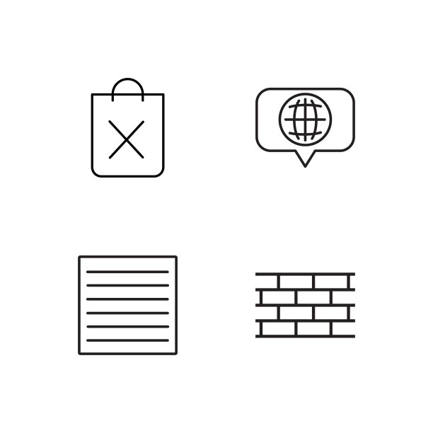 网页简单概述图标集图片下载