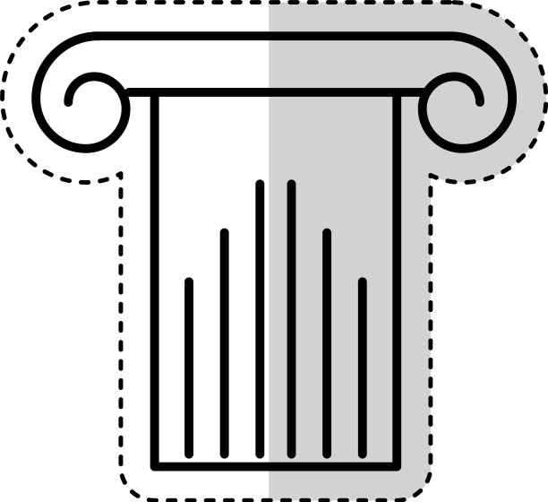 列剪影孤立图标图片下载