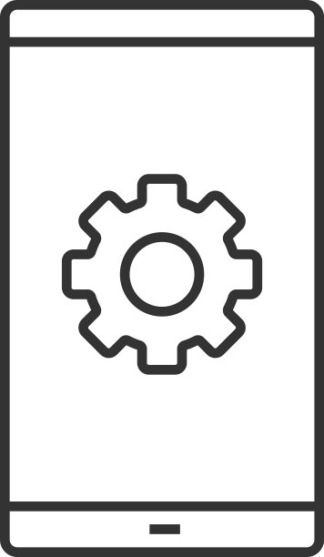 智能手机设置线性图标图片下载