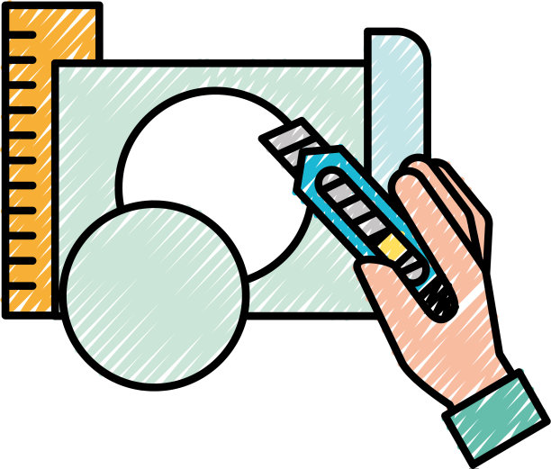 手持切割器用纸张做圆图片下载