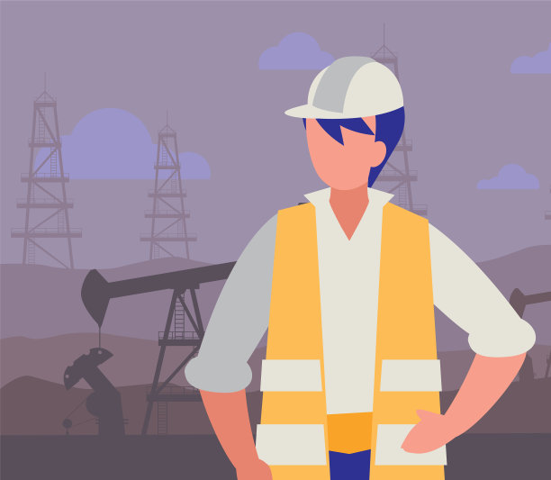 石油工业工人的化身图片下载