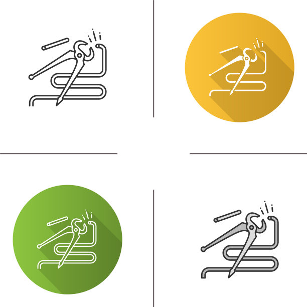 木匠端剪钳的图标图片下载