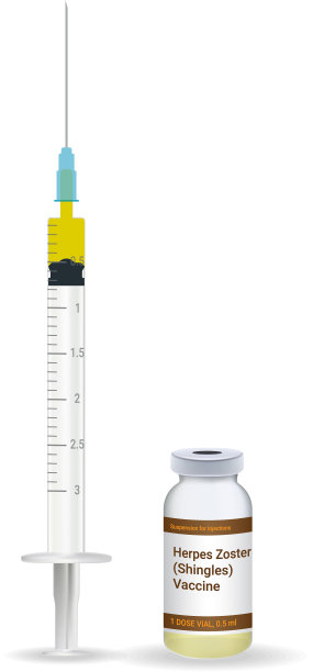 免疫带状疱疹疫苗塑料医疗图片下载