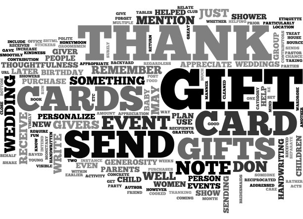 感谢卡礼仪文字背景词图片下载